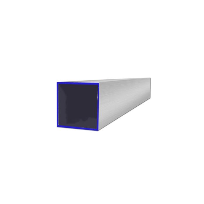 6061 Aluminum Square Tube - 1-1/4 Inch X 0.125